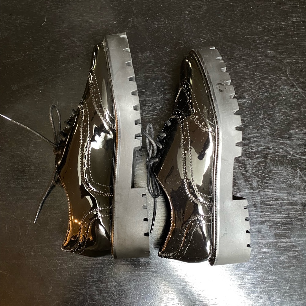 Chunky Platform Oxford Loafers - image 8